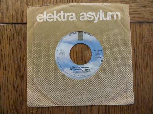 Jackson Browne – Running On Empty - 1978 - Asylum Records E-45460 7" Single VG - Picture 2 of 4
