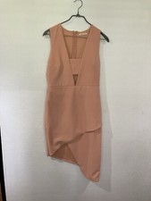 Mustard Seed Womens Large Dress Pink Sleeveless Bodycon Coquette R5