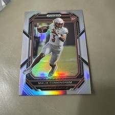 2023 Panini Prizm Draft Picks Prizms Silver Malik Cunningham RC #112 F38