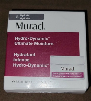 MURAD HYDRO-DYNAMIC ULTIMATE MOISTURE DELUXE SAMPLE 0.25 oz. / 7.5 mL NIB