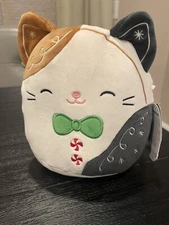 Squishmallow 8” CAM The Holiday Cookie SELECT SERIES Bow Tie 2024 NEW!