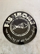 FISHBONE Signed Autograph Auto Sticker Large Round Reality Of My Surroundings ￼