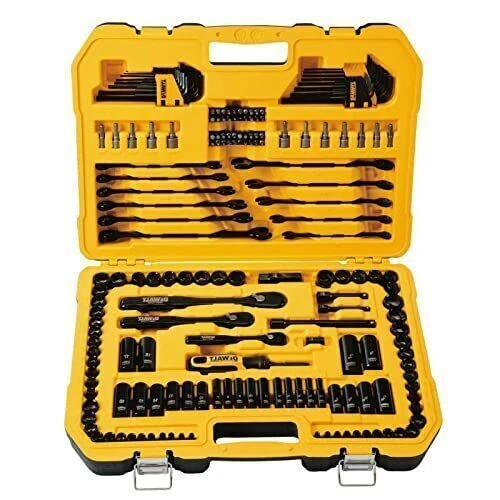 DWMT45184 DEWALT 184 Pc.black Chrome Polish Mechanics Tool Set W
