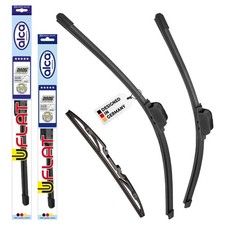 alca® Scheibenwischer mit Heckwischer ideal für PEUGEOT 306 Schrägheck (05.1993 