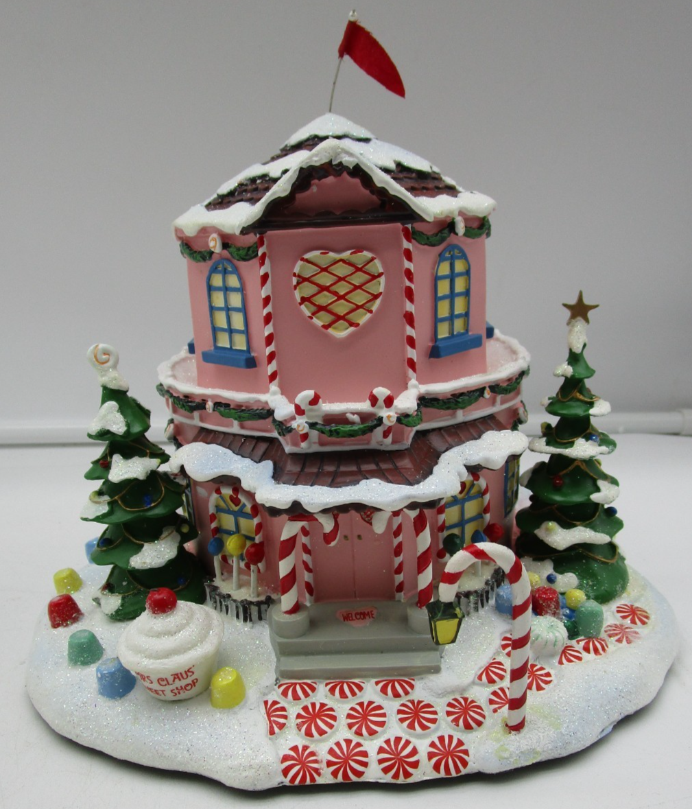Hawthorne Village Rudolph Christmas Town MRS. CLAUS SWEET SHOP | eBay