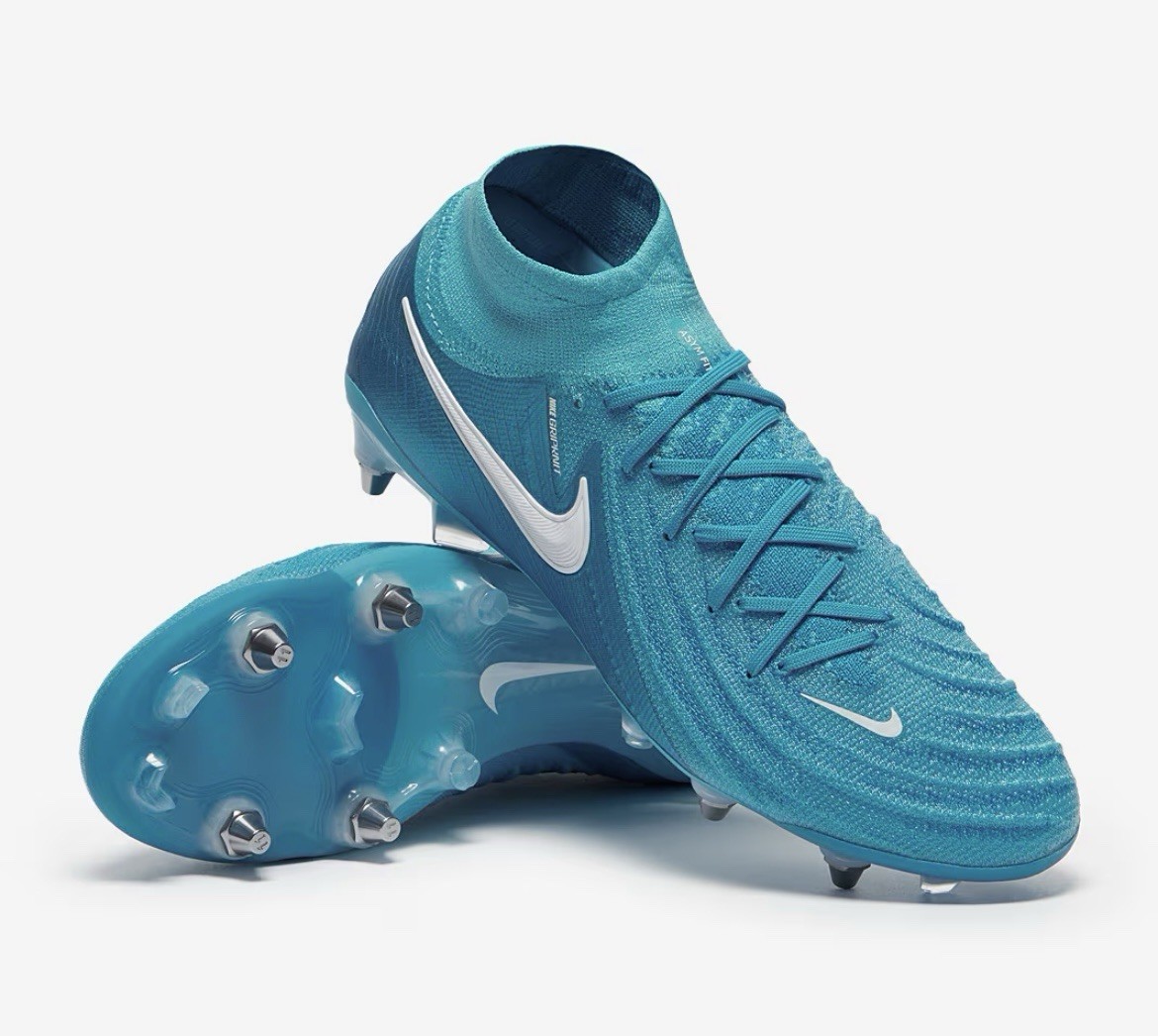 Nike Phantom Luna 2 Elite SG-PRO Fury Blue Soccer Cleats, Size