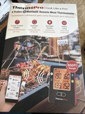 ThermoPro TP25W Bluetooth 4 Probe Meat Thermometer Brand New FREE SHIPPING.