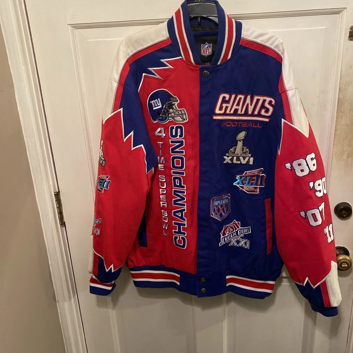 Super Bowl New York Giants NFL Jackets for sale | eBay