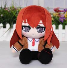 19cm Steins;Gate Makise Kurisu Plush Doll Stuffed Toys Plushies Sitting Toy