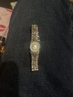 Seiko Vintage Watch Women 11-0549 Mechanical Vintage Stainless Steel Nugget Runs