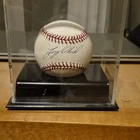 Tony Oliva Signed Rawlings Official Major League Baseball Ball w/ Display Case