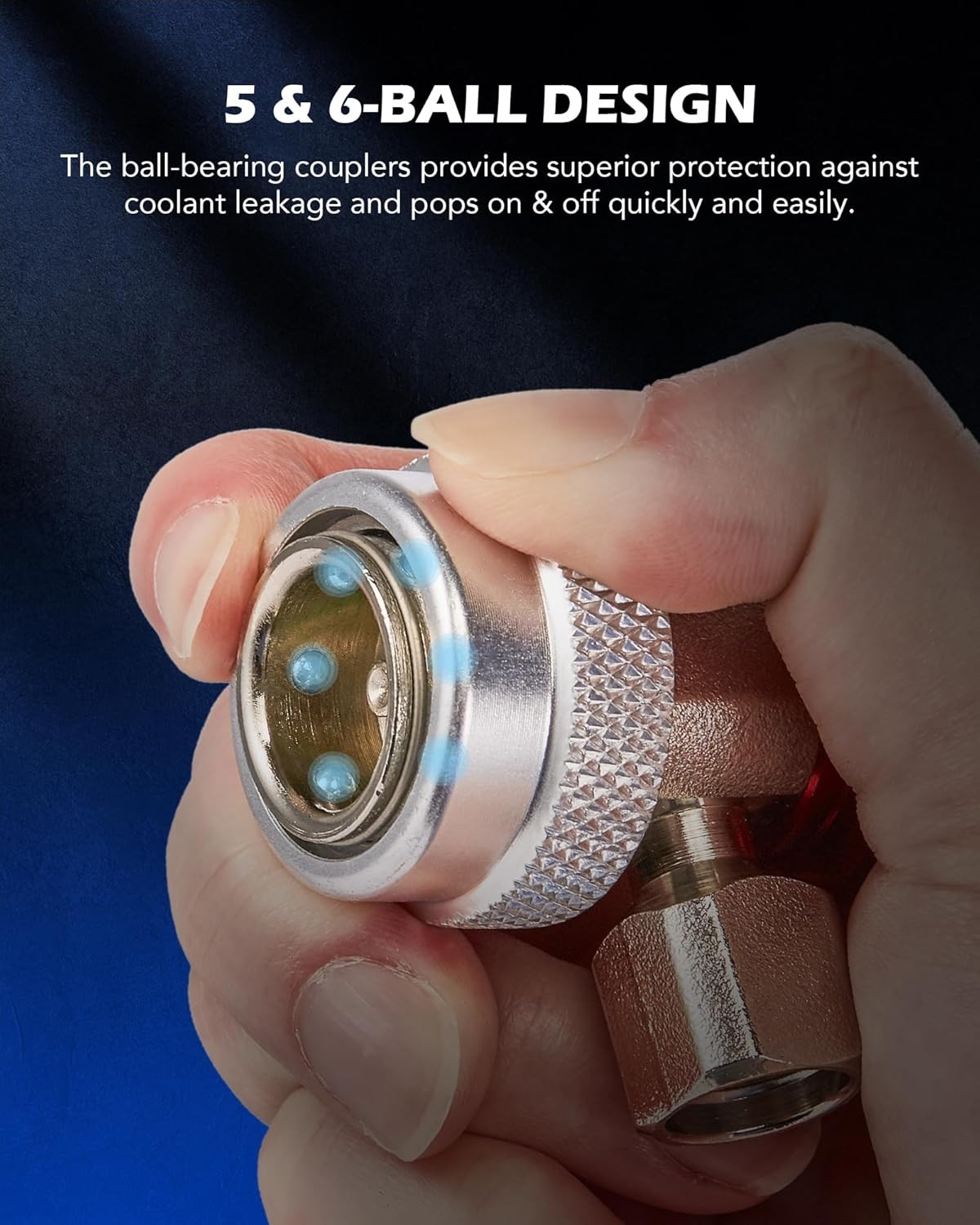 Orion Motor Tech R134a Quick Coupler Adapters, R134a Manifold Gauge Adapters and