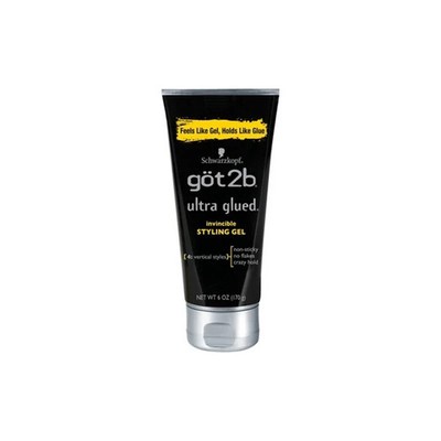 Got2b Ultra Glued Invincible Styling Hair Gel, 6 oz