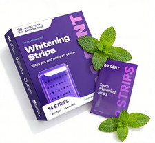 Teeth Whitening Strips 14 Count Fast Results Whiter Teeth in 30 Minutes