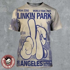 Linkin Park From Zero World Tour Los Angeles Intuit Dome Poster Shirt