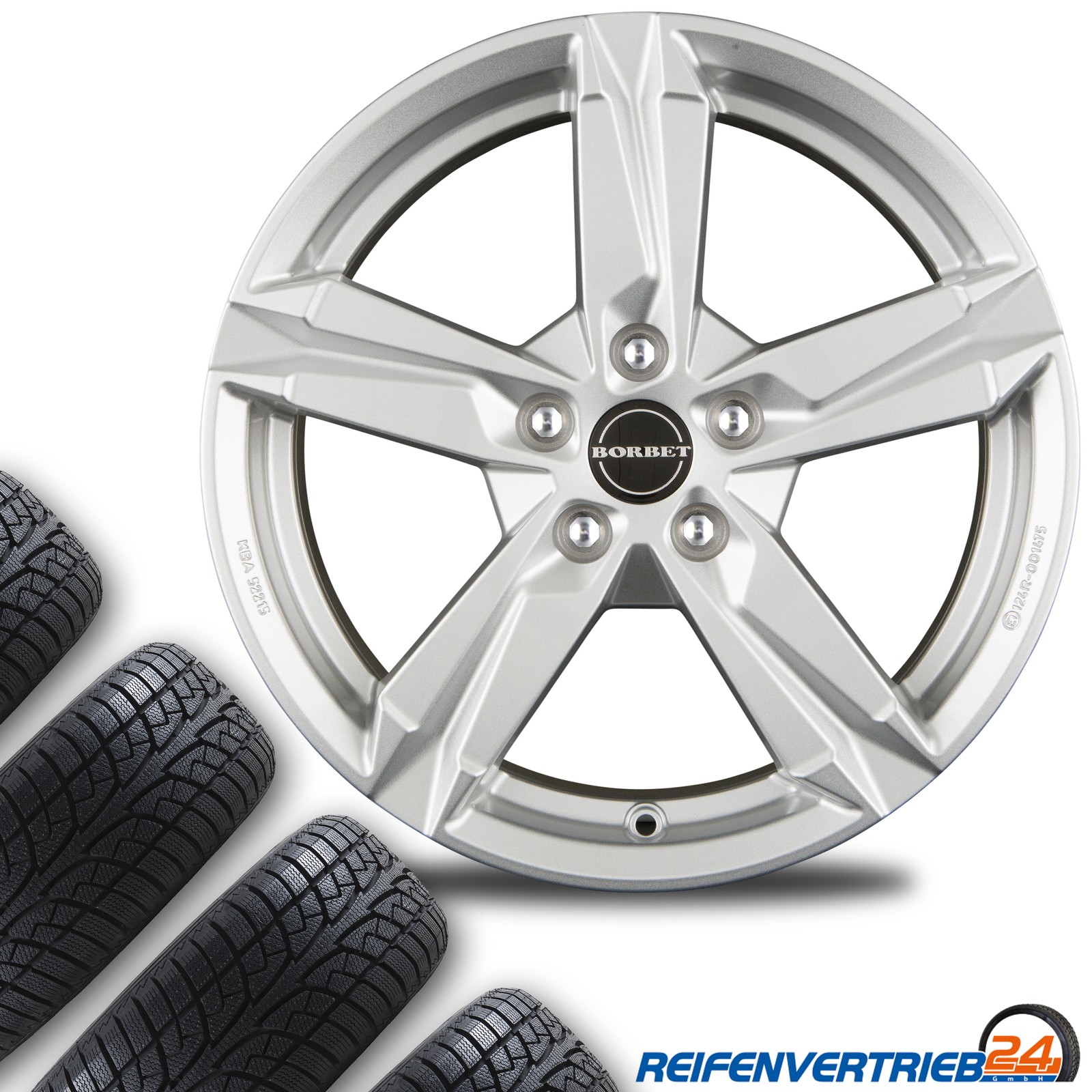 4x Alu Winterräder für VW Golf V Variant/Jetta Reifen 225/45R17 Pirelli - Bild 38