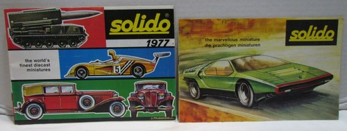 1969 & 1977 Solido Miniatures Catalogs