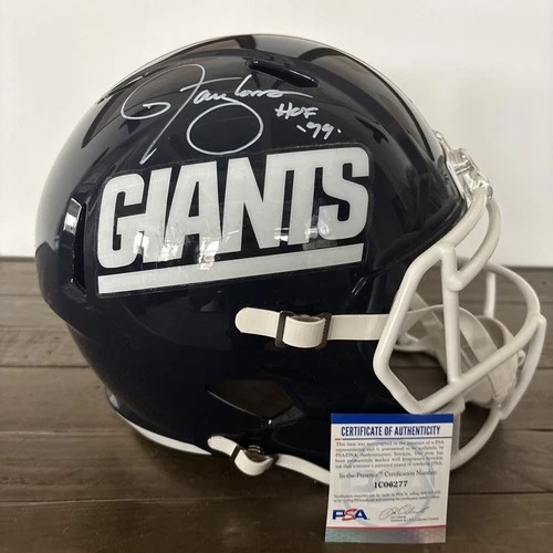 Lawrence Taylor Signed Full Size Replica Helmet PSA Cert HOF 99