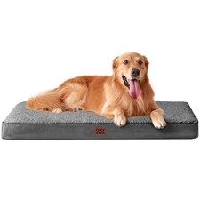 Orthopedic XL Dog Beds for Extra Large Dogs with 44 32 3.5 inches Grey