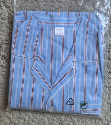 Herren Pyjama Shorty kurz mit Streifen Schlafanzug Set - Bild 1 von 4