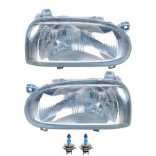 Scheinwerfer Set manuell inkl. OSRAM Lampen H4 für VW Golf III 1H1 1E7 1H5
