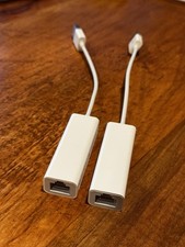PAIR of Genuine Apple USB to Ethernet Adapter - Excellent Condition
