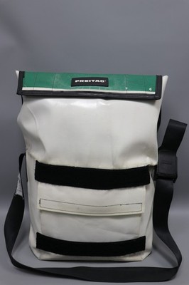 FREITAG F12 DRAGNET White/Green Recycled truck tarps MESSENGER