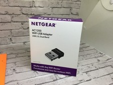 NETGEAR AC1200 Wi-Fi USB 2.0 Mini Adapter for Desktop PC Dual Band WiFi Open box