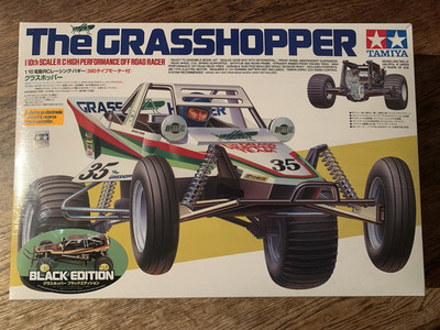 The Grasshopper Tamiya 1:10 Black Edition RC Off Road Racer Buggy Rar Selten !!!
