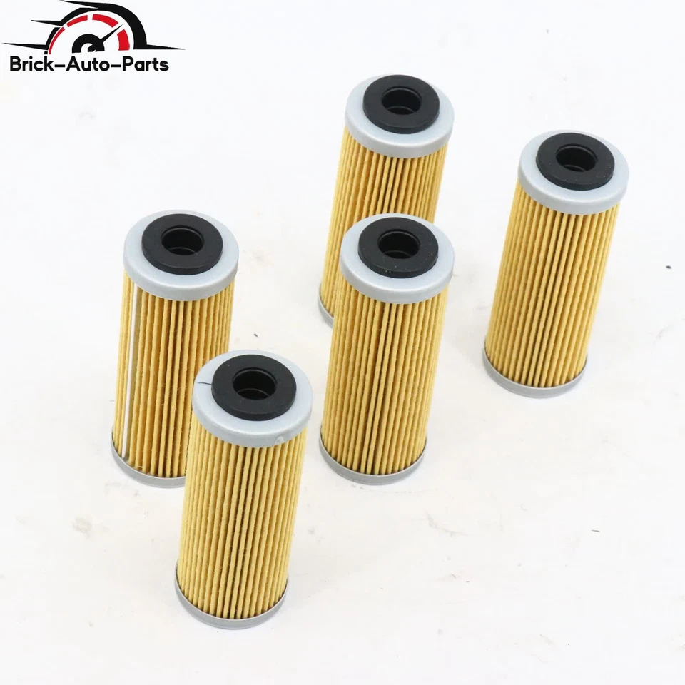 Filtro de aceite 5 piezas para Husqvarna FC250 FE250 FC350 FE350 FC450 FE450 FS450 FX450 Foto 3 de 4