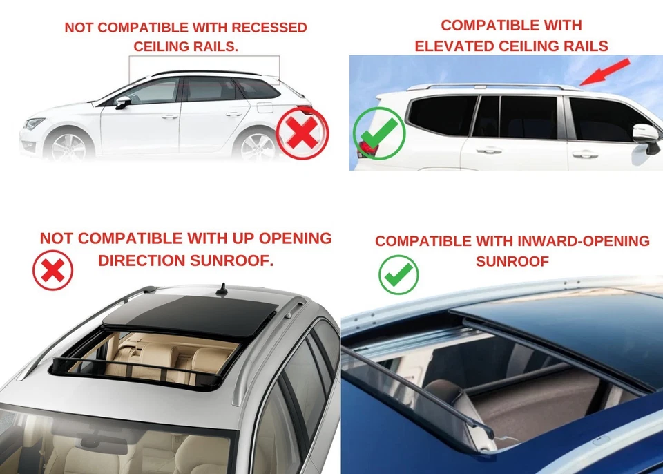 Barras transversales de techo negras para Suzuki Grand Vitara 2000-2005 par de rieles elevados Foto 3 de 4