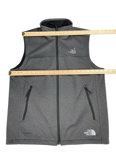 The North Face Apex Bionic 2 Windwall Vest Mens M Gray Soft Shell Full Zip ai - Picture 21 of 22