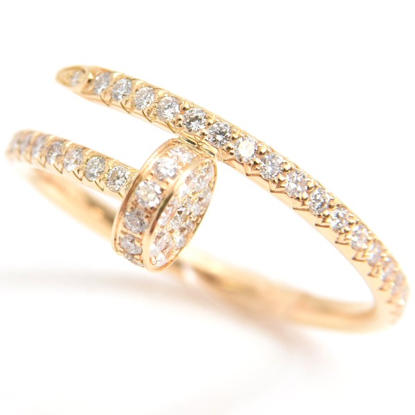 Cartier JUSTE UN CLOU SM Ring Diamond 750YG US#6 P0085598