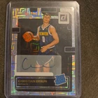 Christian Braun 2022-23 Donruss Optic Rated Rookie Auto #238 Denver Nuggets RC