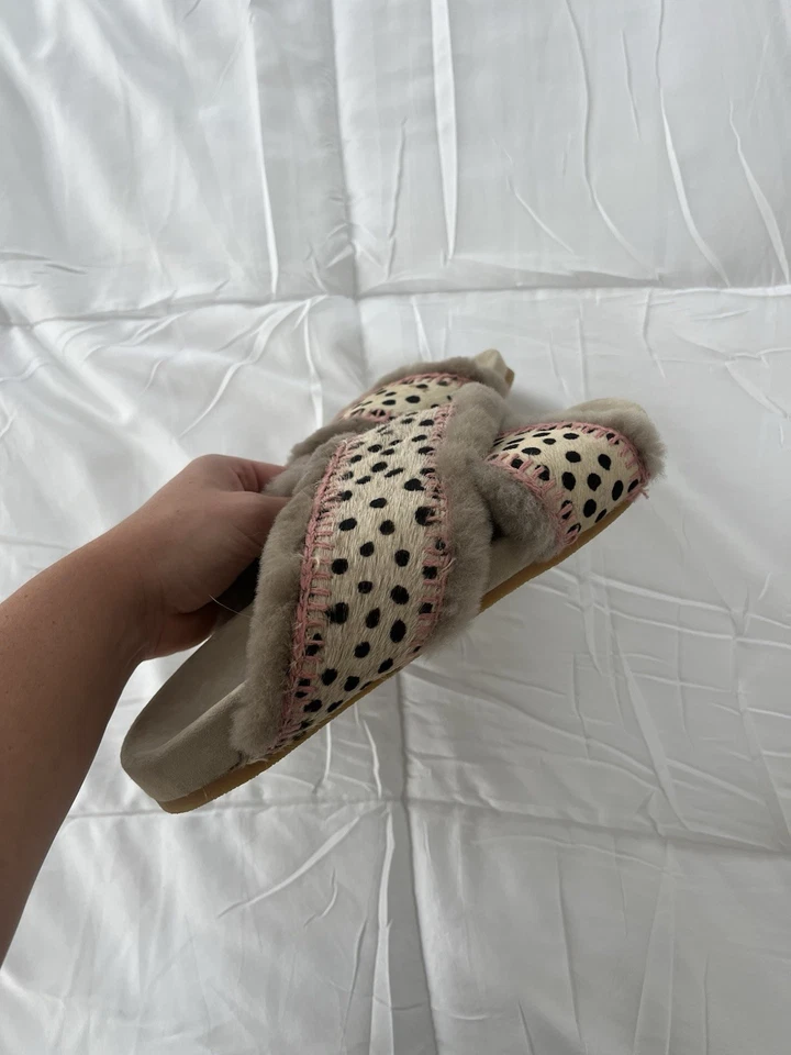 LAIDBACK LONDON Tamanho 40 Cali Crochê Camurça Lã Slip On PESSOAS GRÁTIS NOVO SEM CAIXA - Imagem 3 de 4