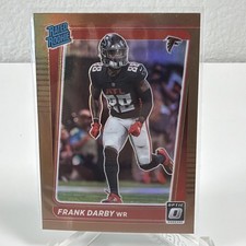 2021 Panini Optic Rated Rookie Bronze Prizm Frank Darby #290 Rookie RC NM Card. rookie card picture