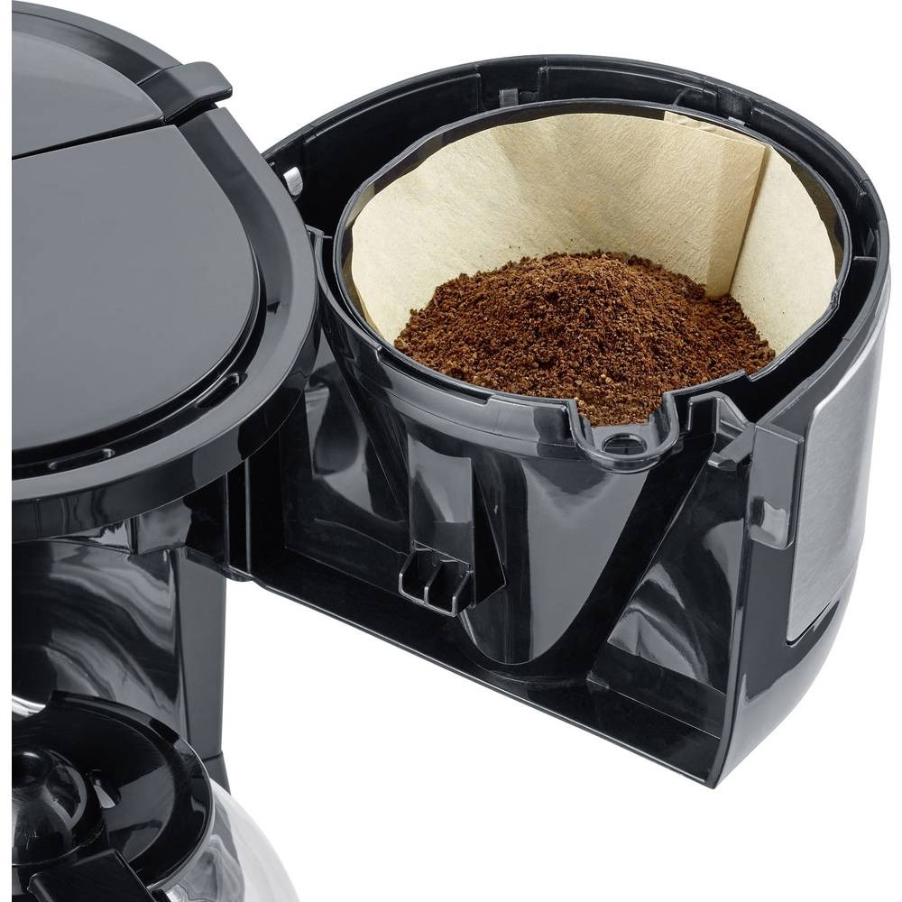 Cafetière Severin KA 4808 noire anti-gouttes pour petite cuisine propre - 4