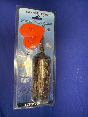 blue fox, Musky Twin Turbo, Super vibrax spinners