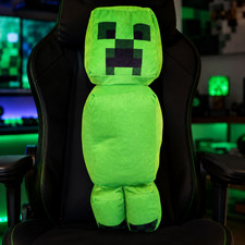 Large MINECRAFT Creeper Plush Toy 18 in Tall XL Green Soft Doll Stuffed Animal