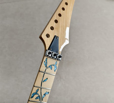 24 fret 25.5 inch Electric guitar neck maple fingerboard Vine inlay gloss