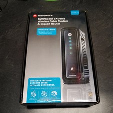 Motorola SURFboard, eXtreme wireless cable, modem, and gigabit router DOCSIS 3.0