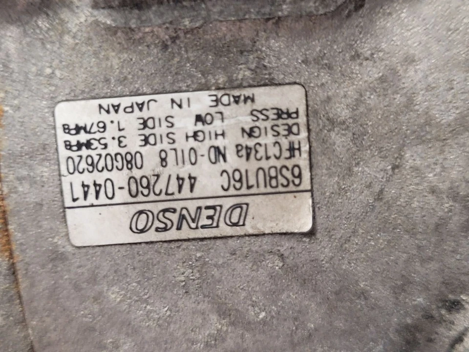 Compresor de aire acondicionado Toyota Avalon 2005-2006 8832007110  Foto 4 de 4