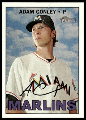 2016 Topps Heritage #533 Adam Conley Miami Marlins NM+