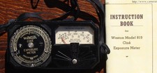 Weston Model 819 Cine Exposure Meter For Display 