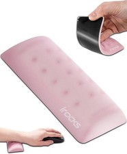 Wrist Pad, I-Rocks Memory Foam Mouse Wrist Rest - Pain-Reducing Support PINK