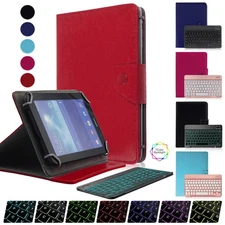 For Amazon Fire HD 10 13th Gen 2023 Tablet Keyboard Universal Leather Case Cover
