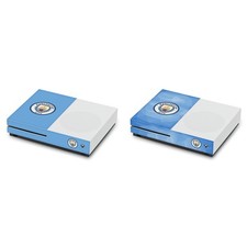 MANCHESTER CITY MAN CITY FC BADGE MATTE VINYL SKIN DECAL FOR XBOX ONE S CONSOLE