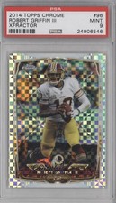 2014 Topps Chrome Retail X-Fractor Robert Griffin III #96 PSA 9 MINT 0f8
