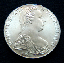 1780 Austria Maria Theresa 1Thaler. World Silver Coin.  Uncirculated BU!