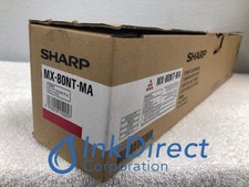 Genuine Sharp MX80NTMA MX-80NT-MA Toner Cartridge Magenta MX 7081 8081